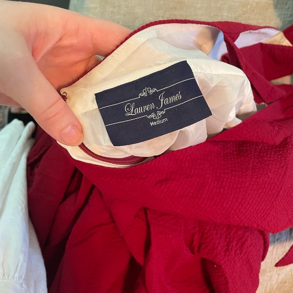 Red Lauren James Dress EUC - Picture 4 of 6